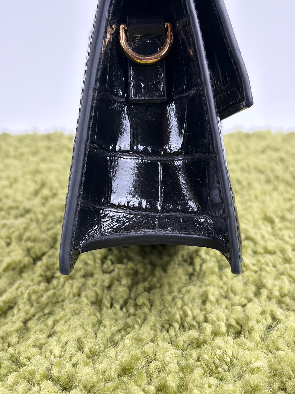 Borsa Jacquemus La grande Bambino Coccodrillo Nero