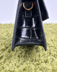 Borsa Jacquemus La grande Bambino Coccodrillo Nero