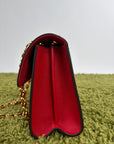 Borsa Louis Vuitton Victoire marrone rossa e oro