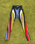 Leggings Mugler Nero Multicolor XS