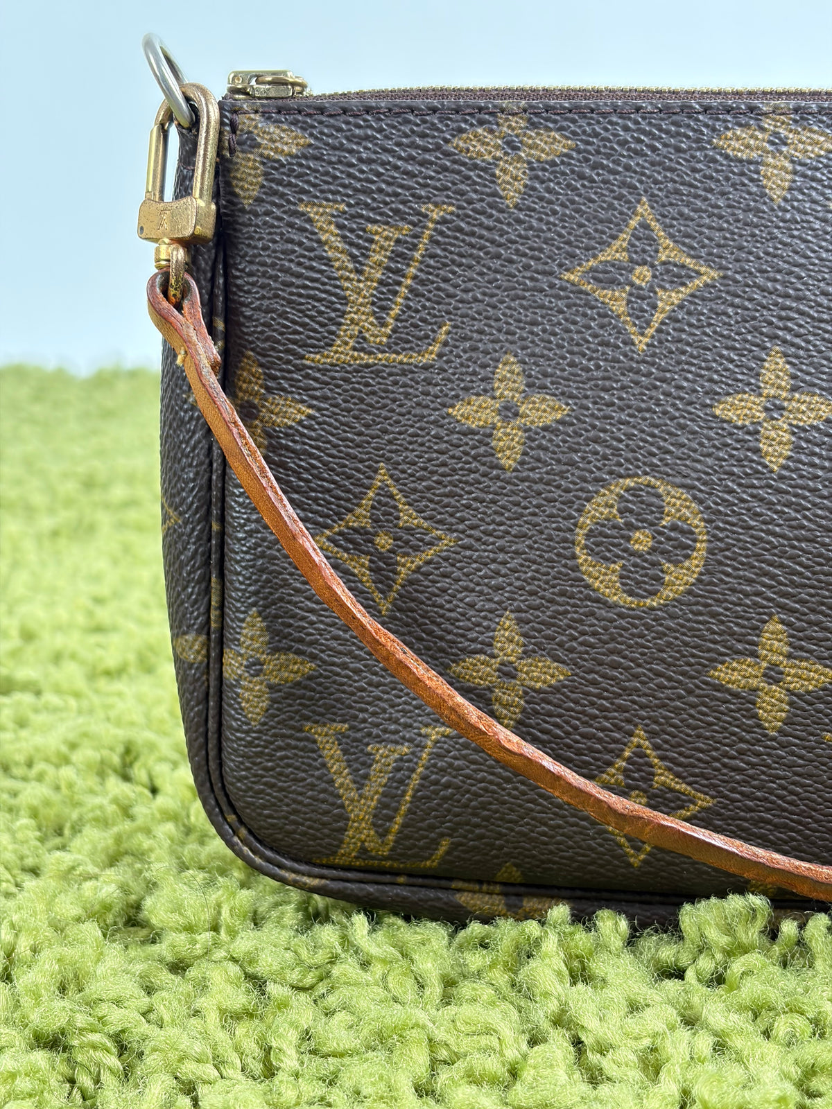 Pochette Louis Vuitton Monogram Accessories Marrone