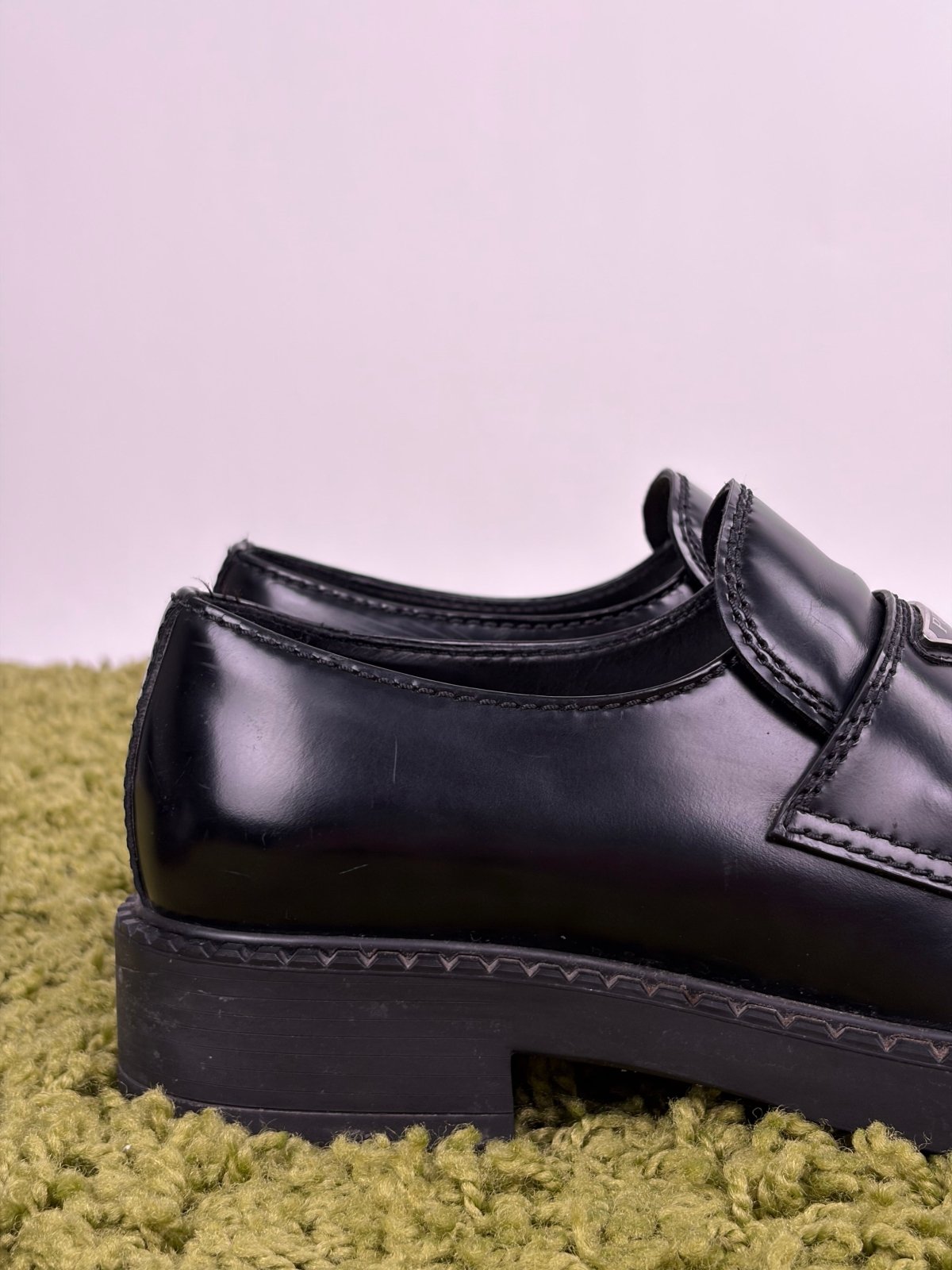 Mocassino Prada Size 7.5=41.5 neri - Second Hand Di Fiore