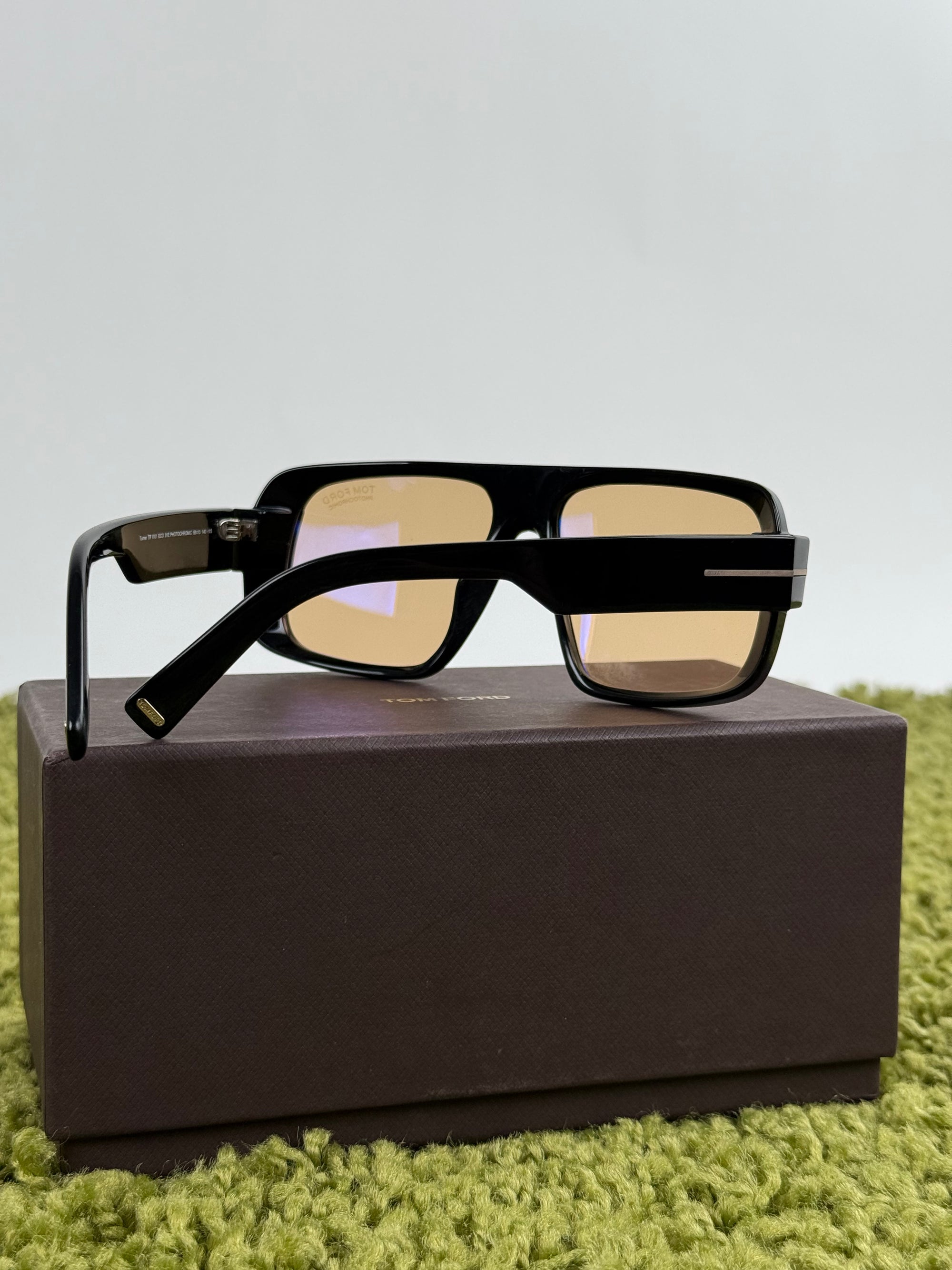 Occhiali Da sole TomFord Neri con lente gialla