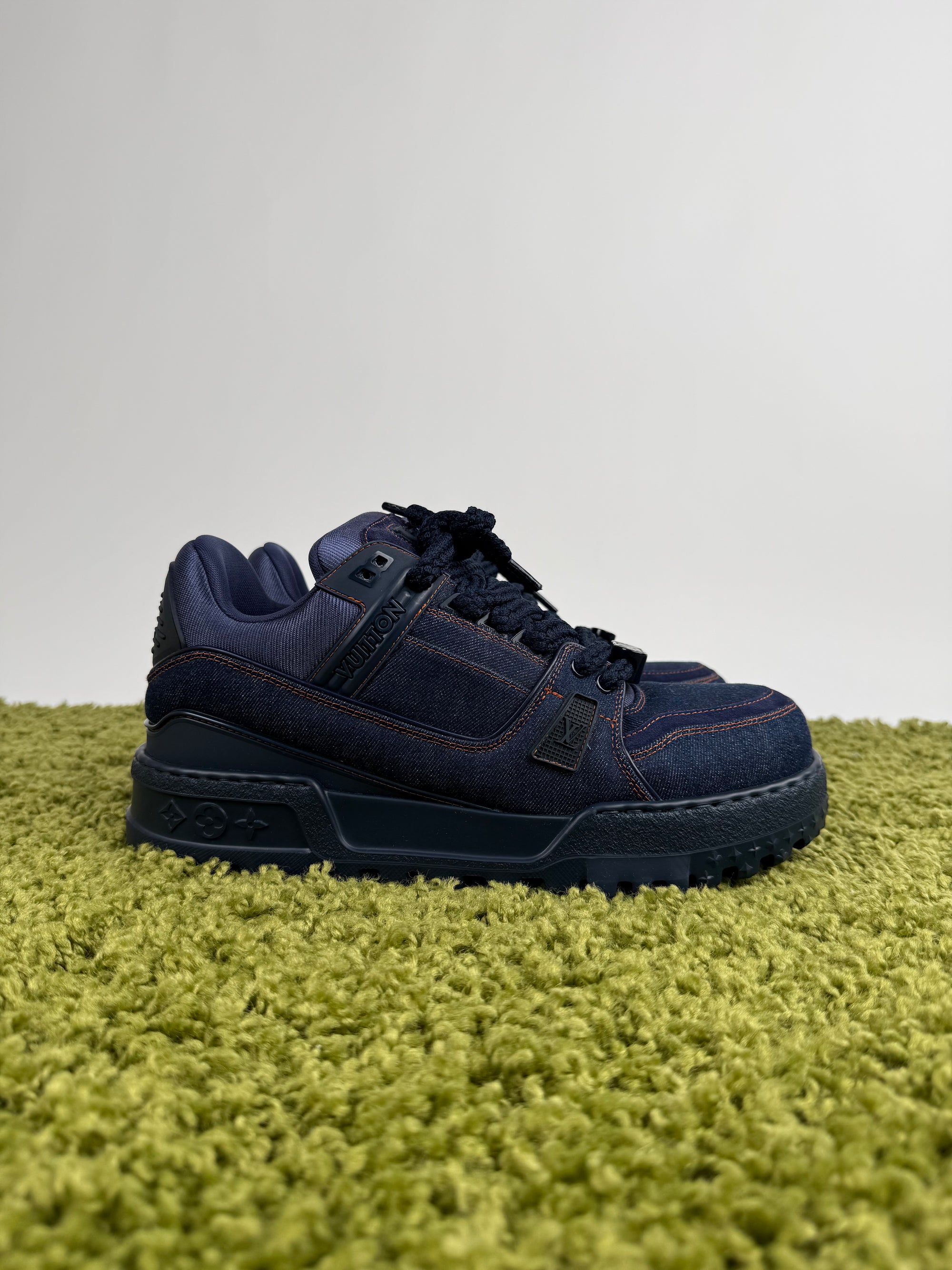 Louis Vuitton Skate Maxi in Denim Blu 9