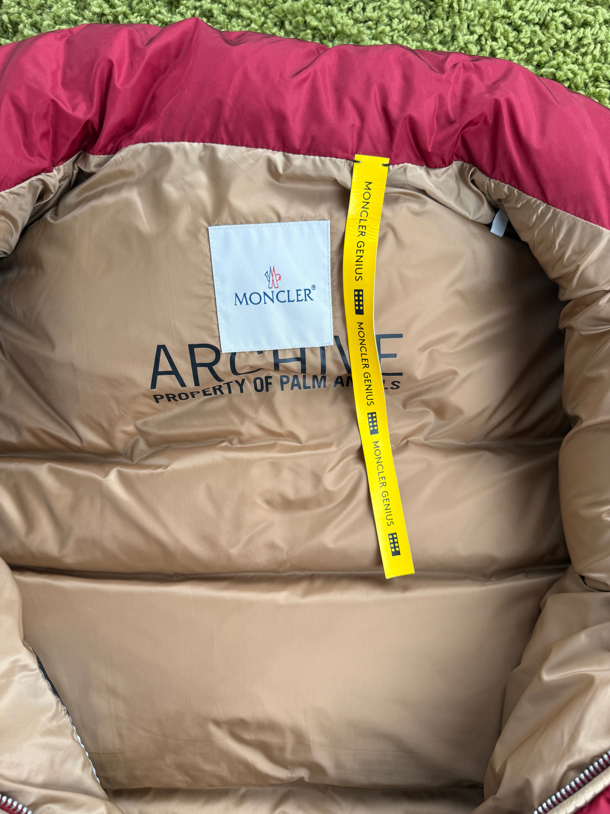 Smanicato Moncler Kamakou Moncler Genius X Palm Angels Rosso 3