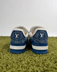 Louis Vuitton Trainer In Denim Blu 8