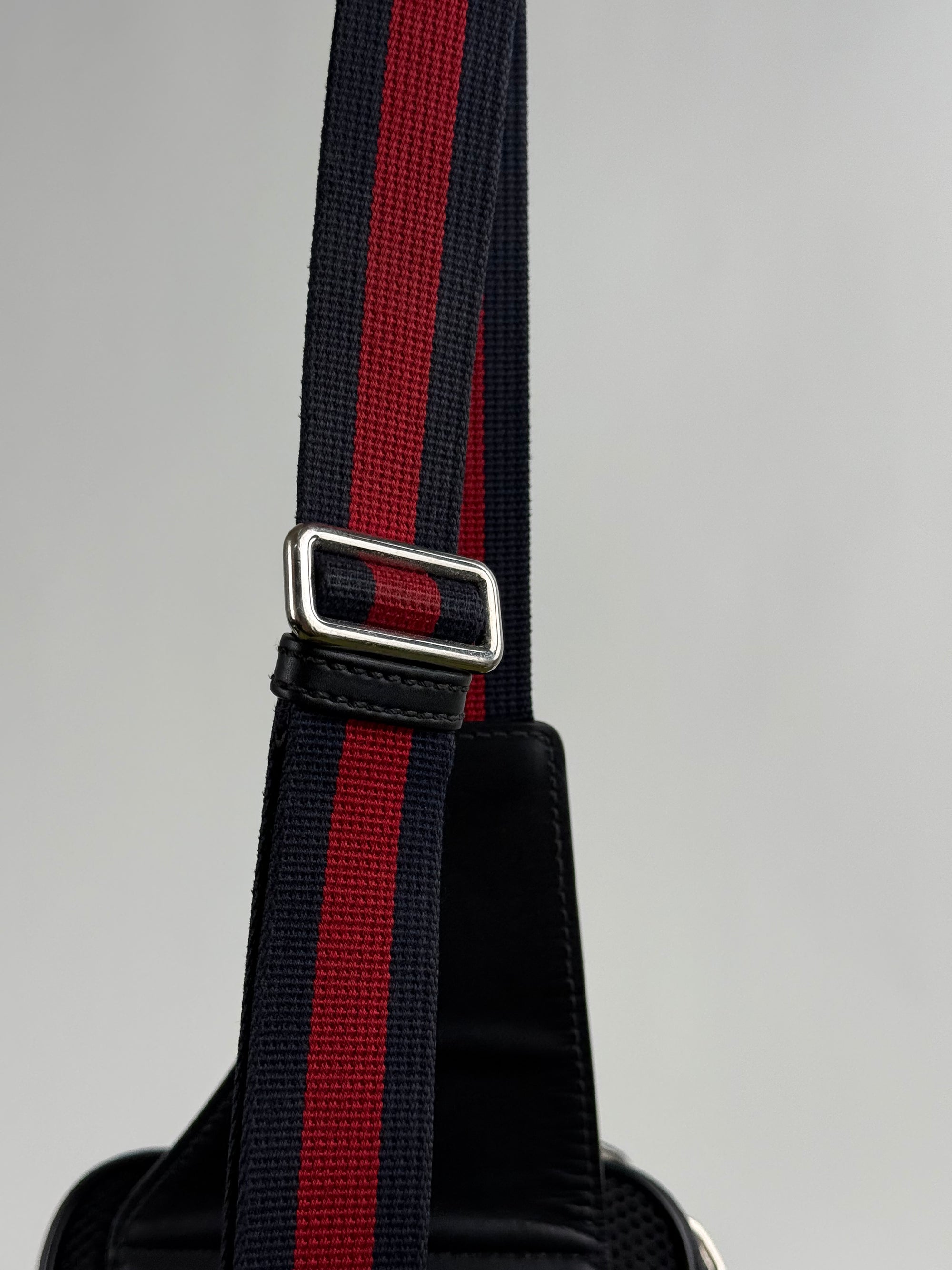 Marsupio soft supreme web strap Gucci Nero