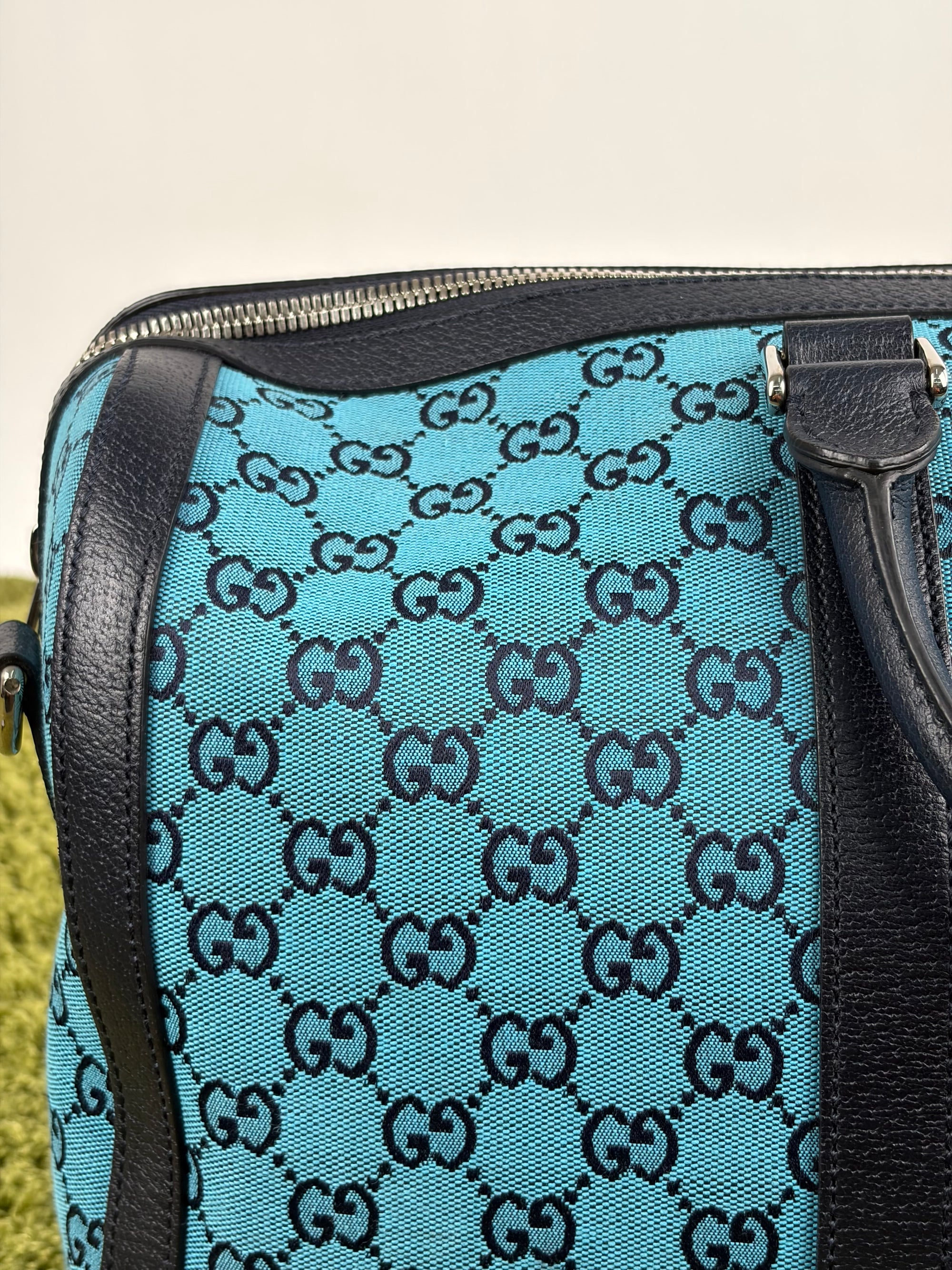 Borsone Gucci azzurro