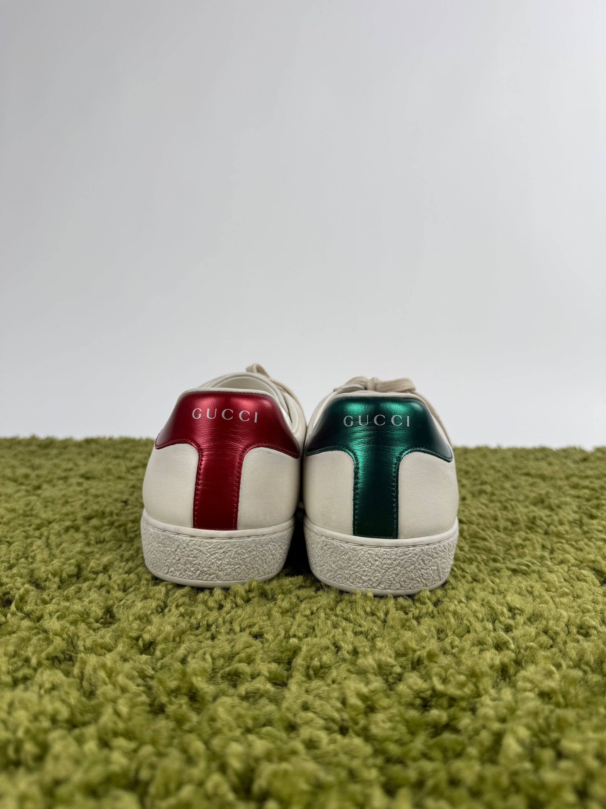 Gucci Ace Effetto Usato Bianca 8