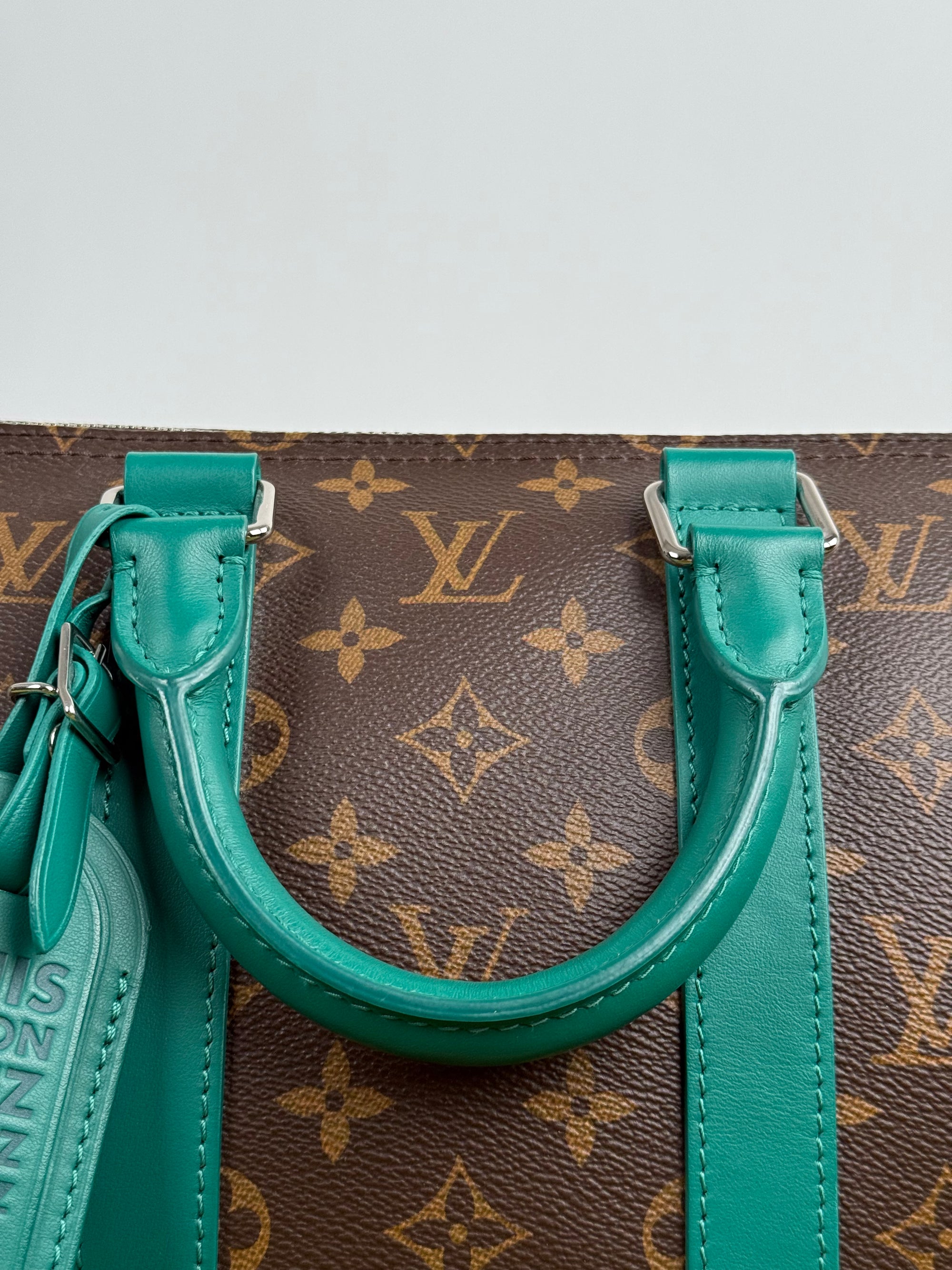 Borsone Keepall Louis Vuitton Baundoliere Marrone