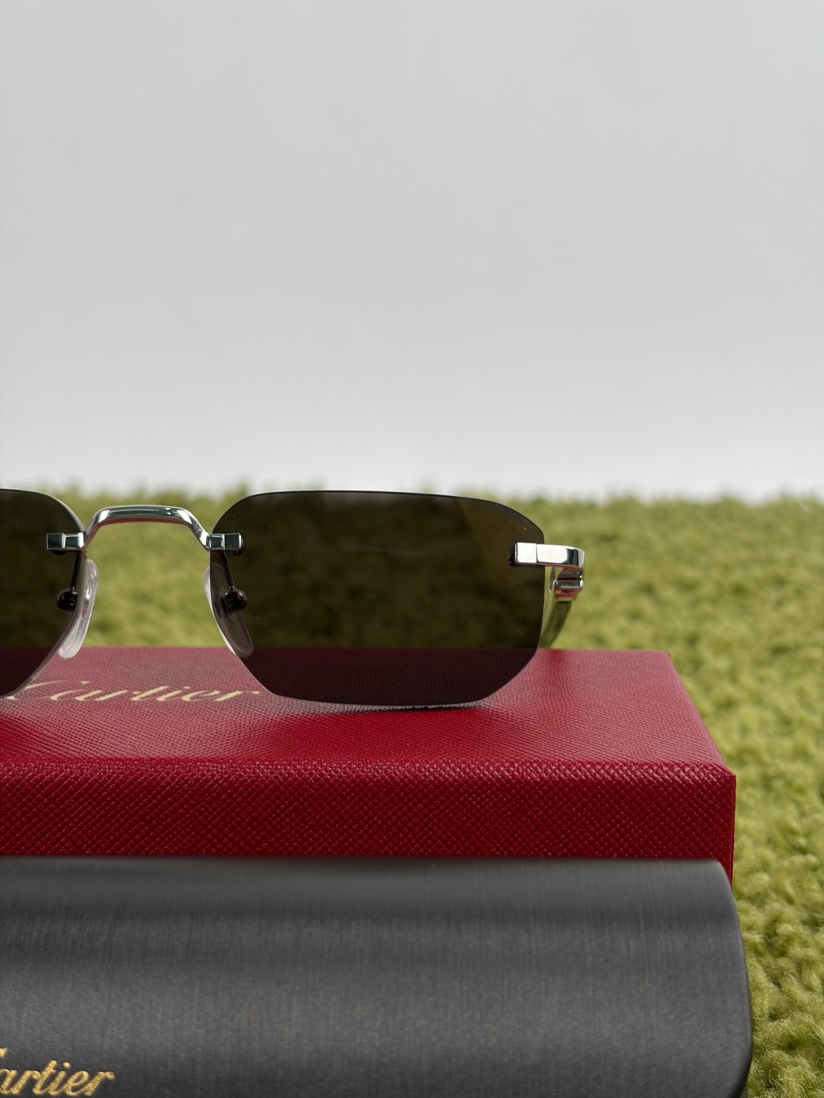 Occhiali da sole Cartier Decor C Rosso - Second Hand Di Fiore