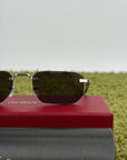 Occhiali da sole Cartier Decor C Rosso
