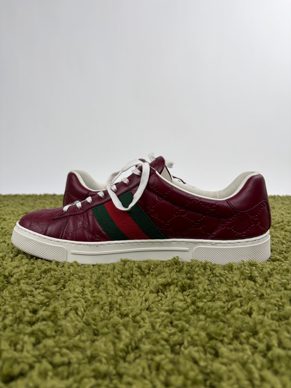 Gucci Ace Low Bordeaux 11