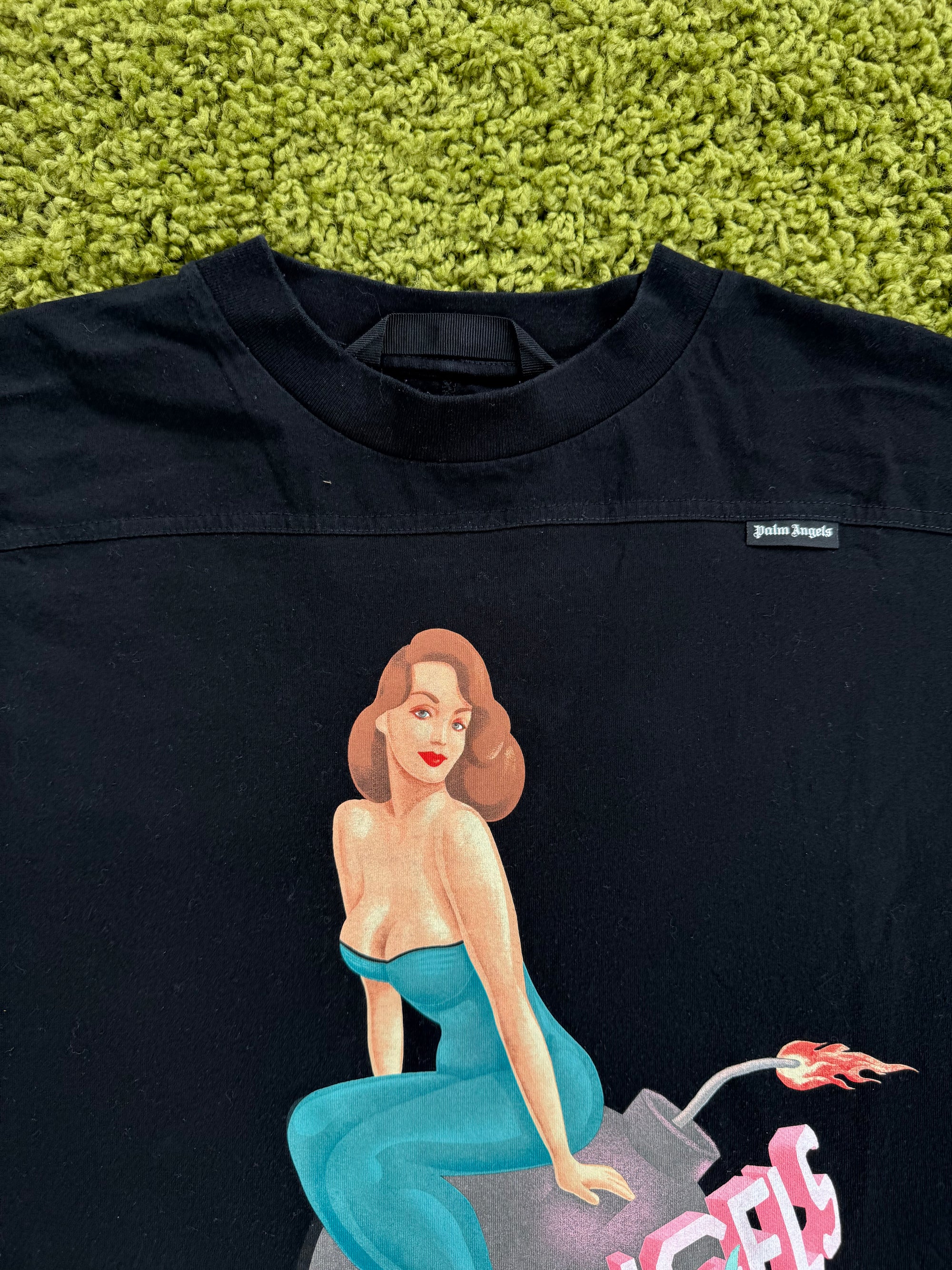 T-Shirt Palm Angels Nera XL