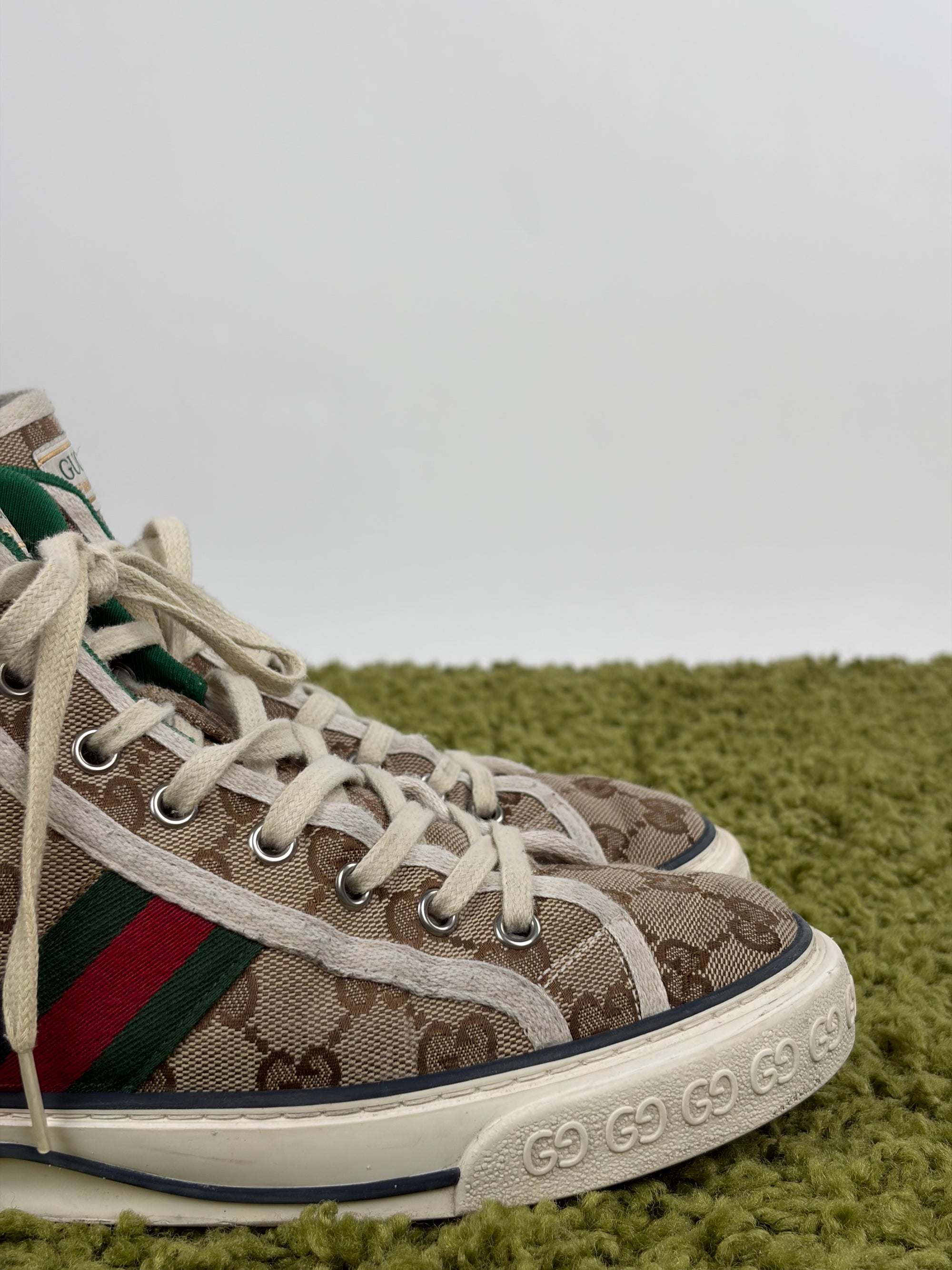 Gucci Tennis Size 39.5 marroni e bianche