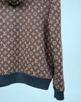 Felpa Louis Vuitton reversibile Size L marrone e nera
