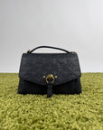 Borsa Louis Vuitton Blanche BB in pelle nera Monogram Empreinte