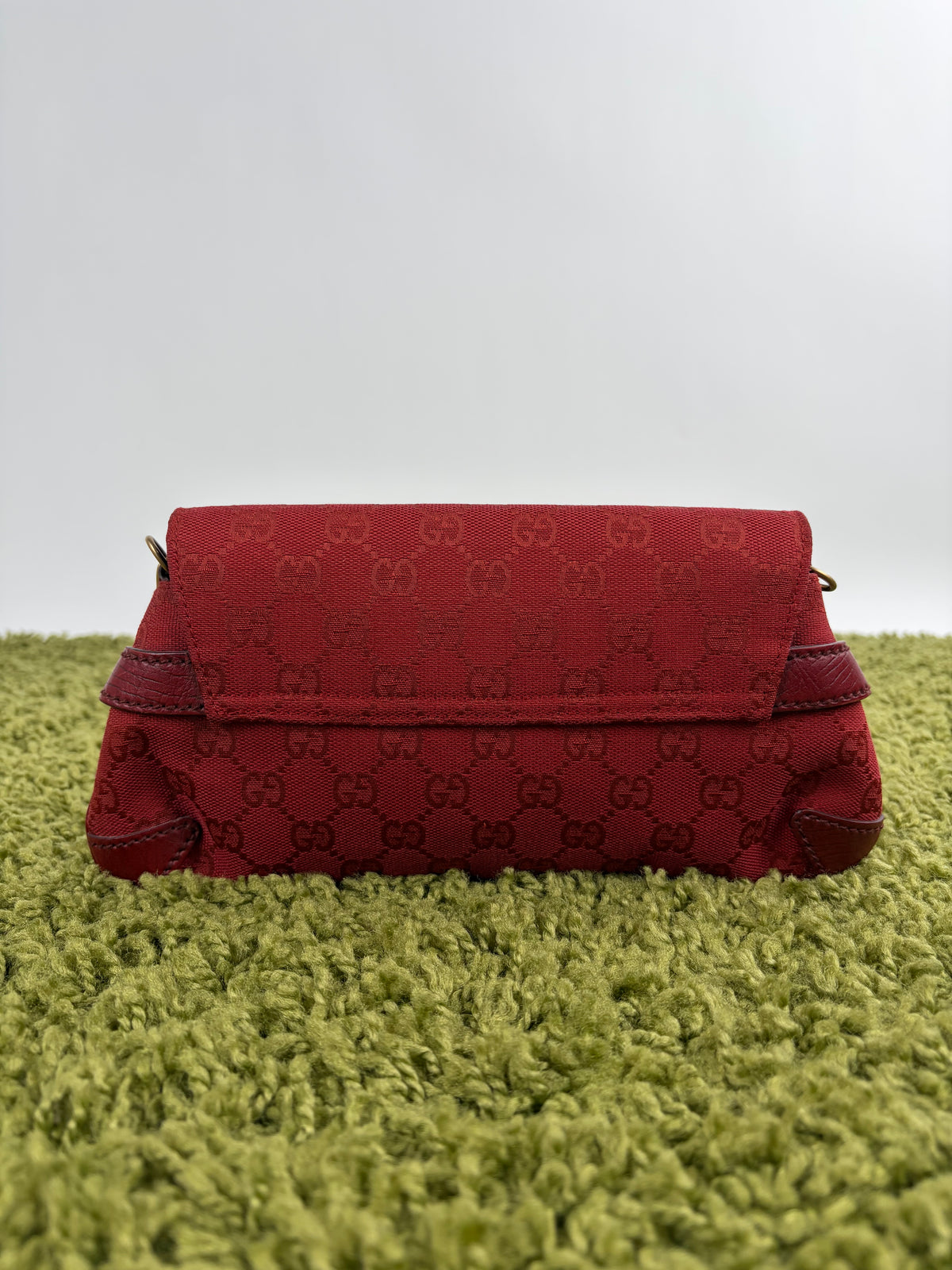 Borsa Gucci Horsebit Chain Rossa