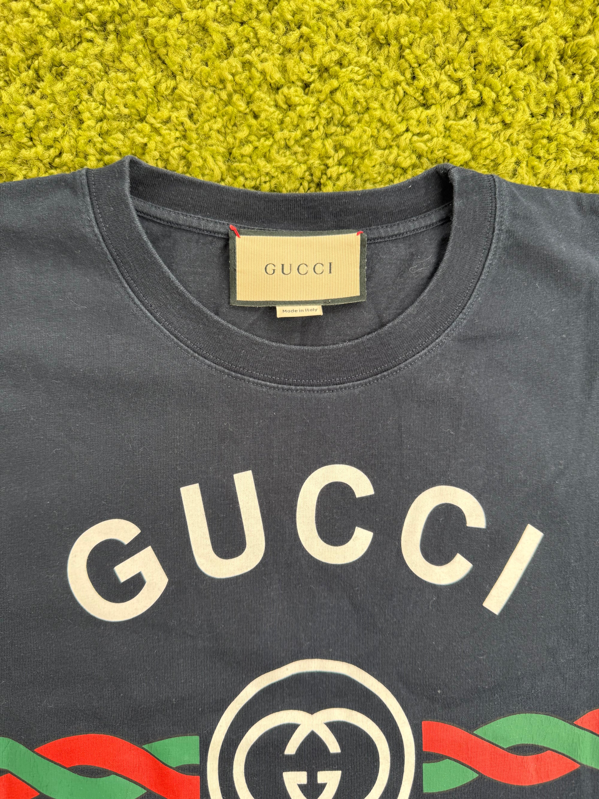 T-Shirt Firenze Gucci Blu M