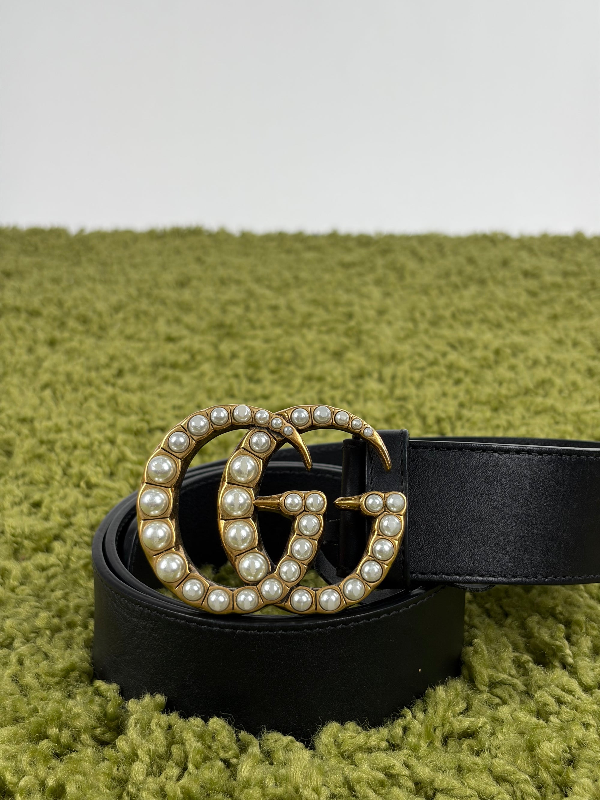 Cintura Gucci nera
