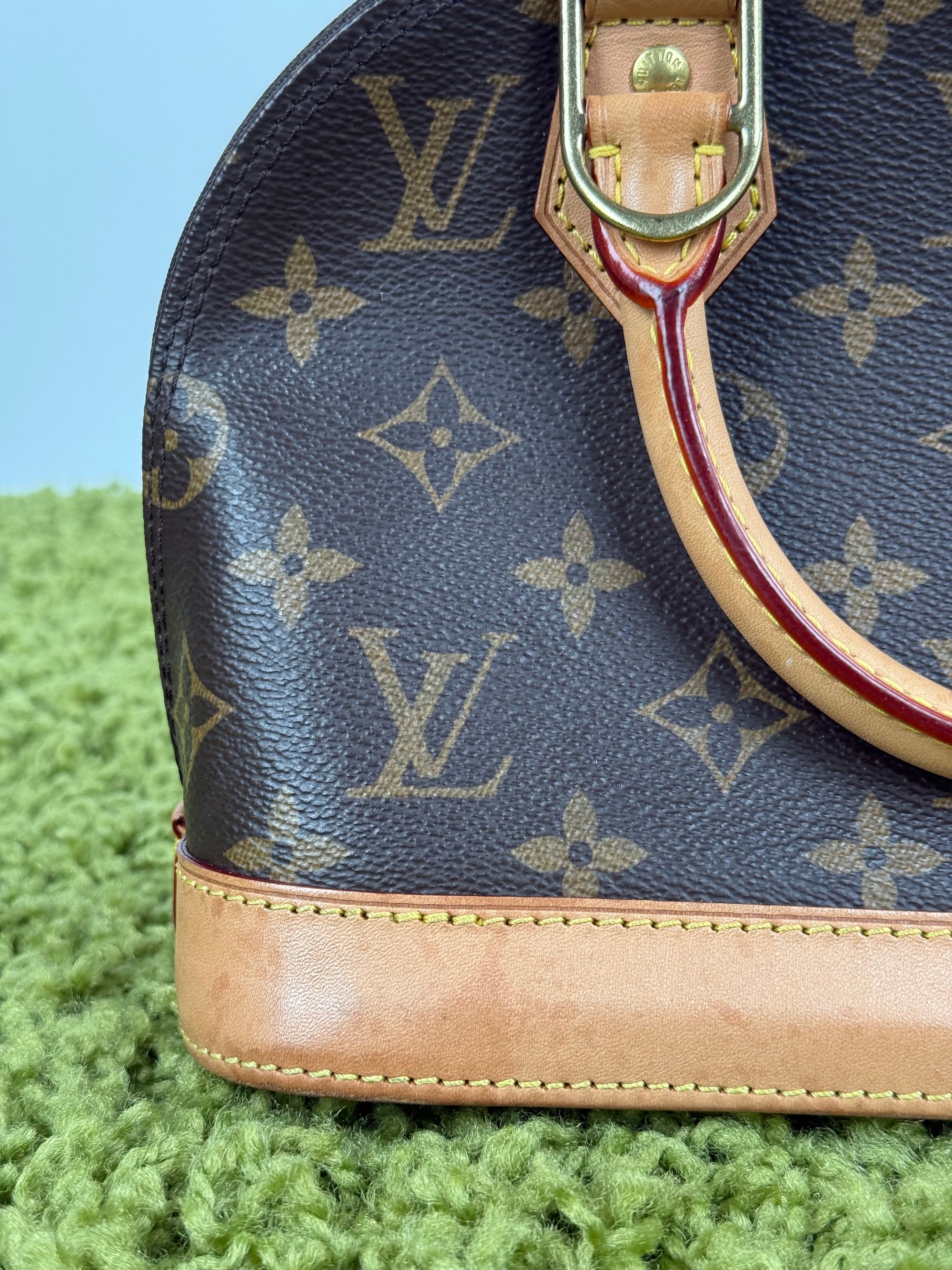Borsa Alma BB Louis Vuitton Marrone