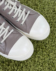 Rick owens in pelle DEKSHDW Size  45 grigia e bianca