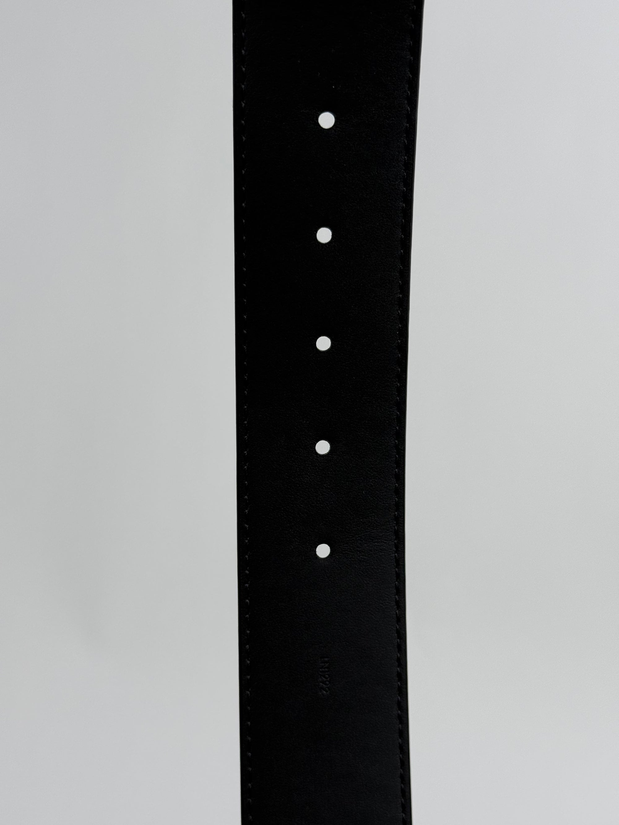 Cintura Louis Vuitton In pelle Nera 110cm