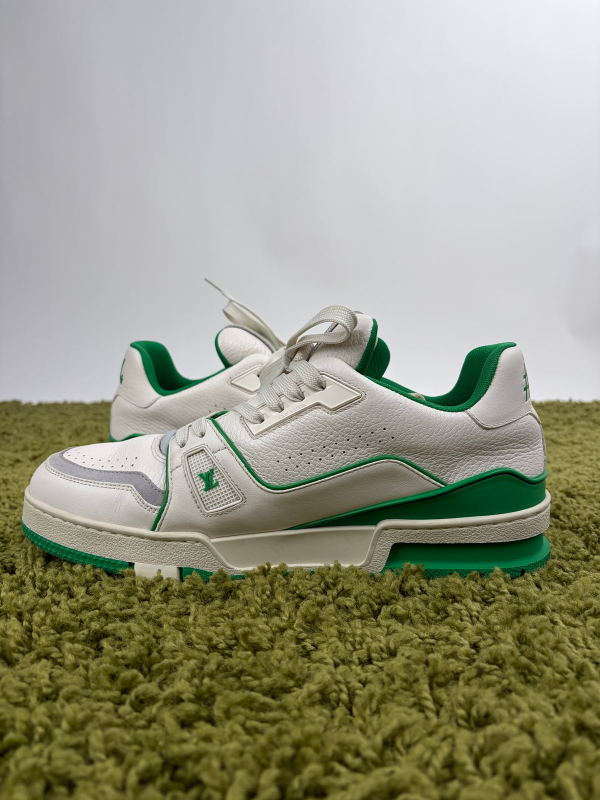 Louis Vuitton Trainer Bianca Verde 8