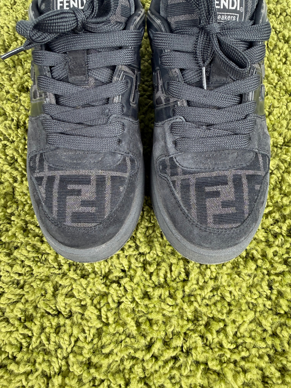 Sneaker Fendi Match in Jacquard Nero 7