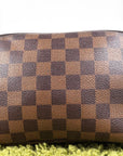 Beauty Case Louis Vuitton in tela Damier Marrone