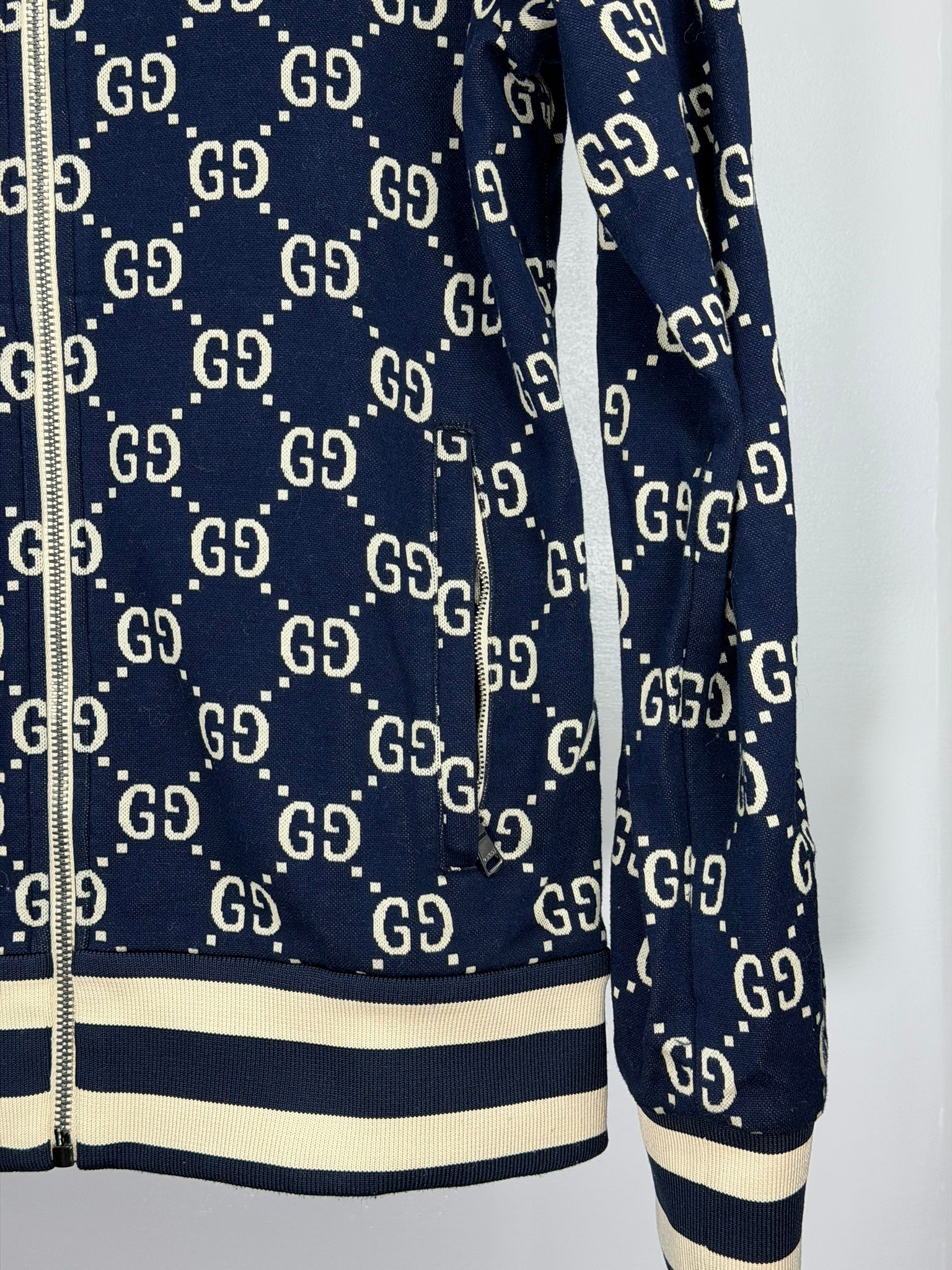 Felpa Gucci Size S blu rosso e bianca