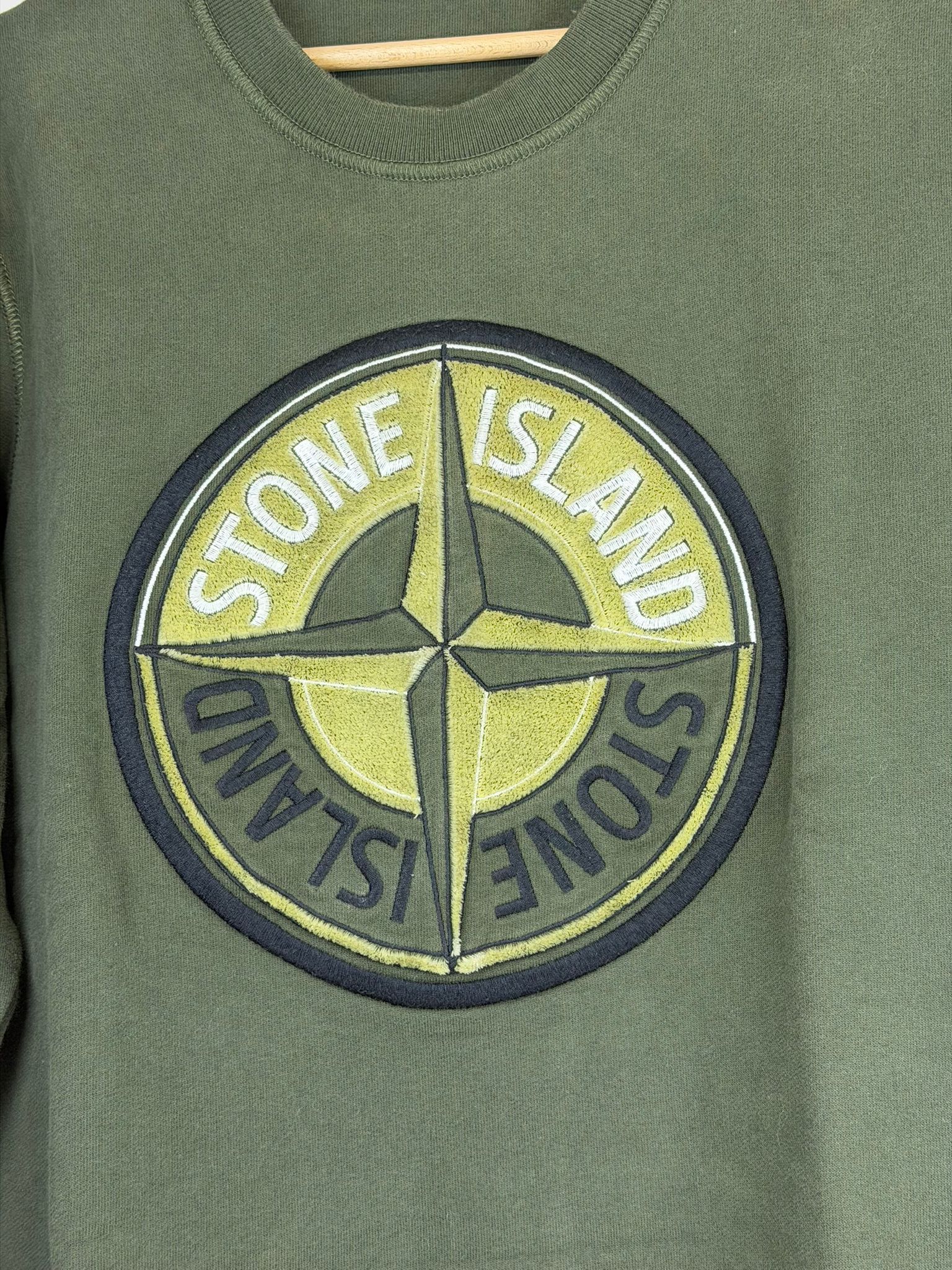 Felpa Stone island Size M verde