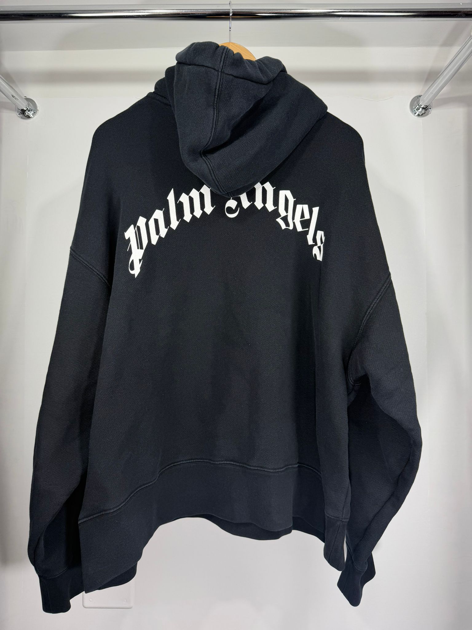 Felpa Palm Angels Size L nera e bianca