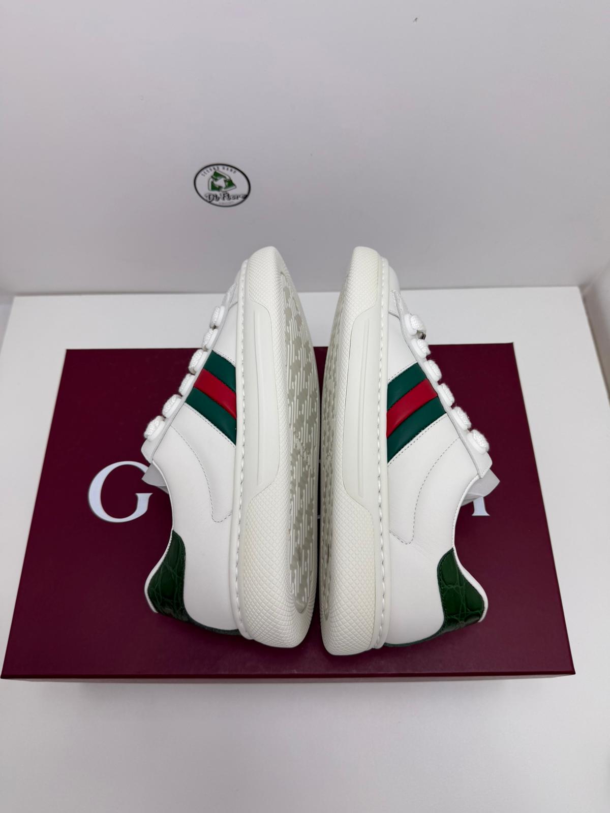Gucci ace Size 36 bianca verde e rossa