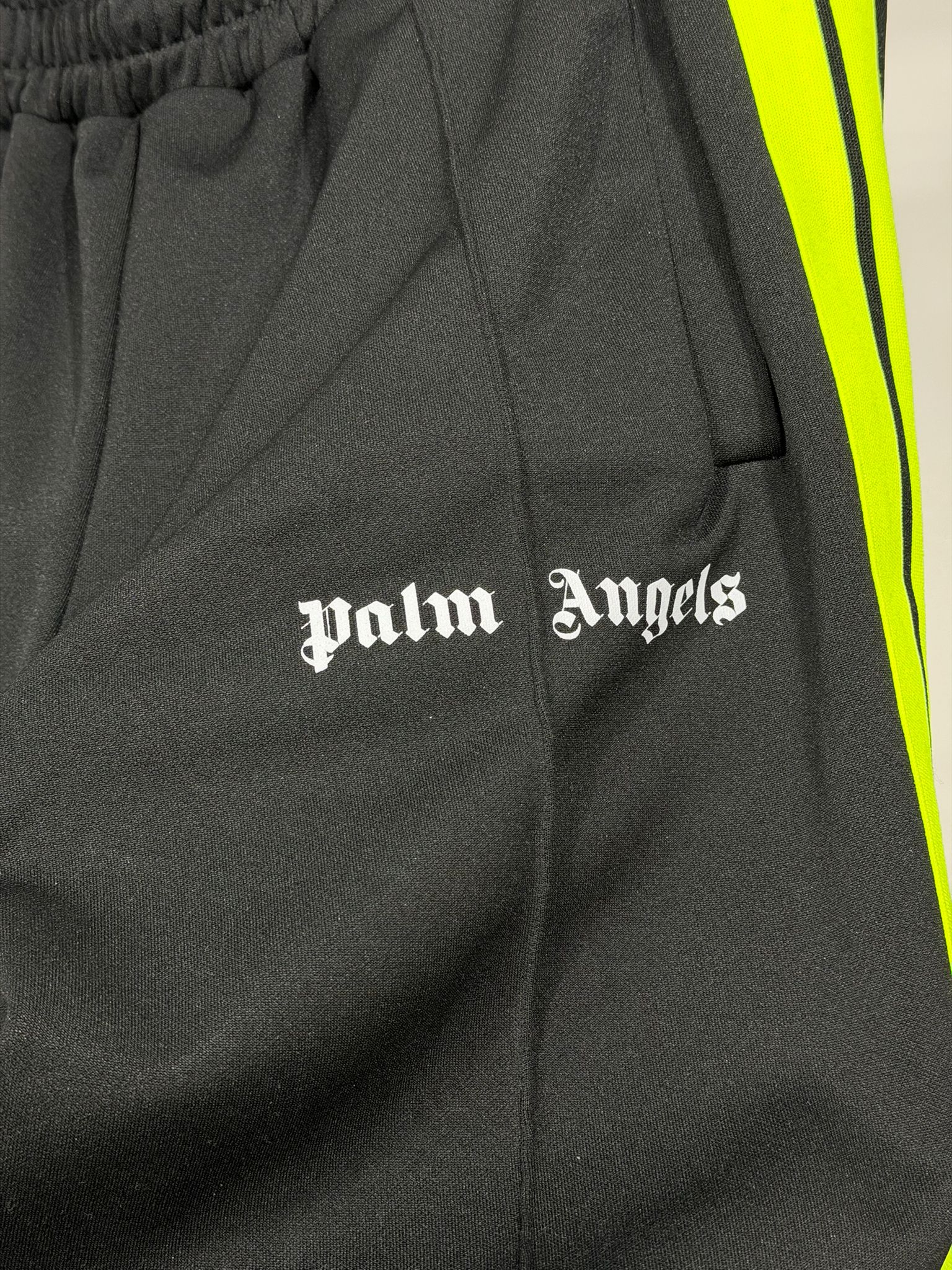 Pantalone Palm Angels XXL nero e giallo fluo