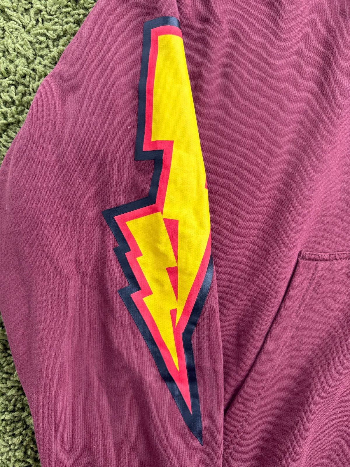 Felpa Thunder Stable Off White Bordeaux XXL - Second Hand Di Fiore