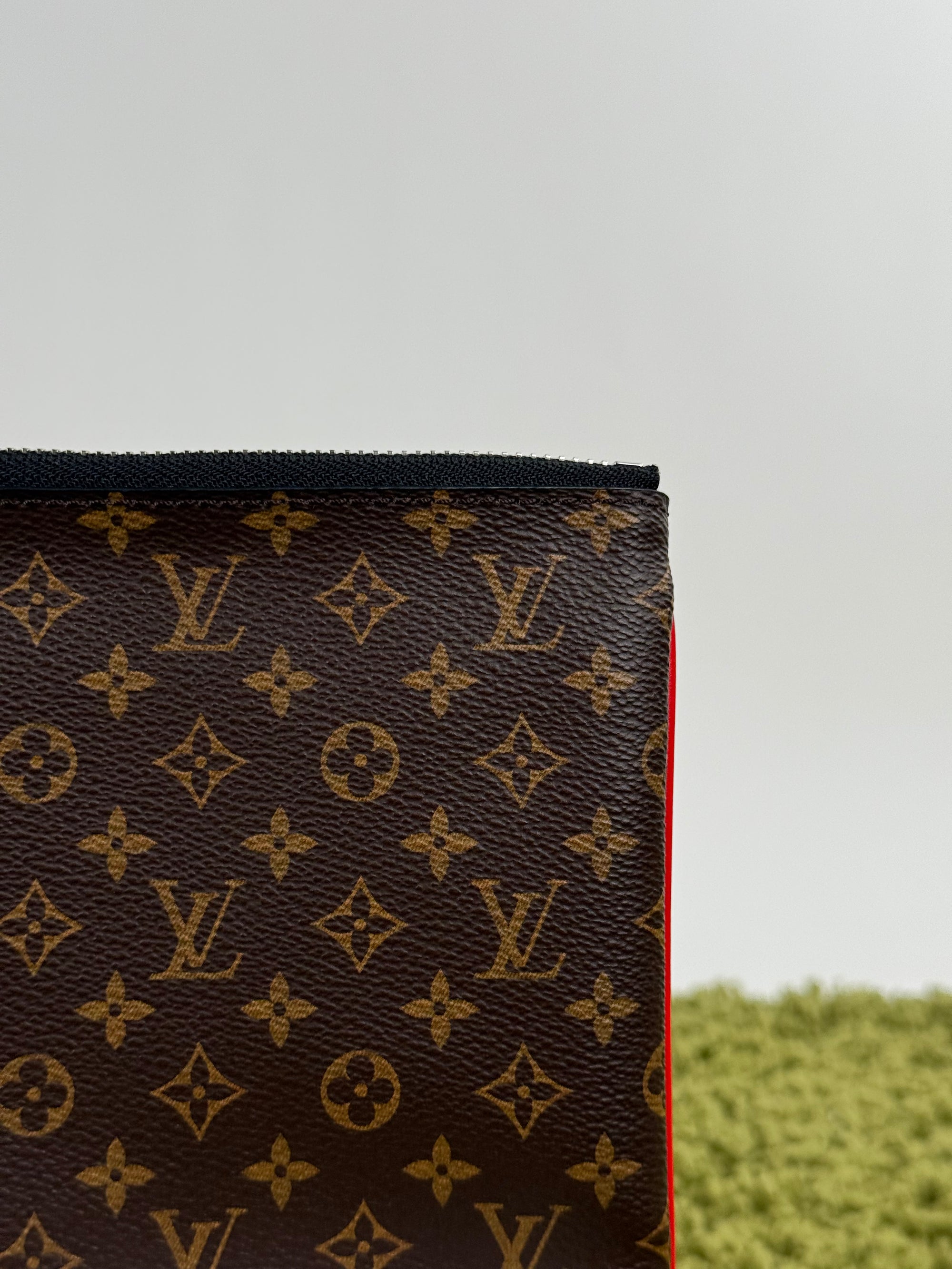 Pochette A4 multi tasca Louis Vuitton Marrone Multicolor