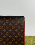 Pochette A4 multi tasca Louis Vuitton Marrone Multicolor