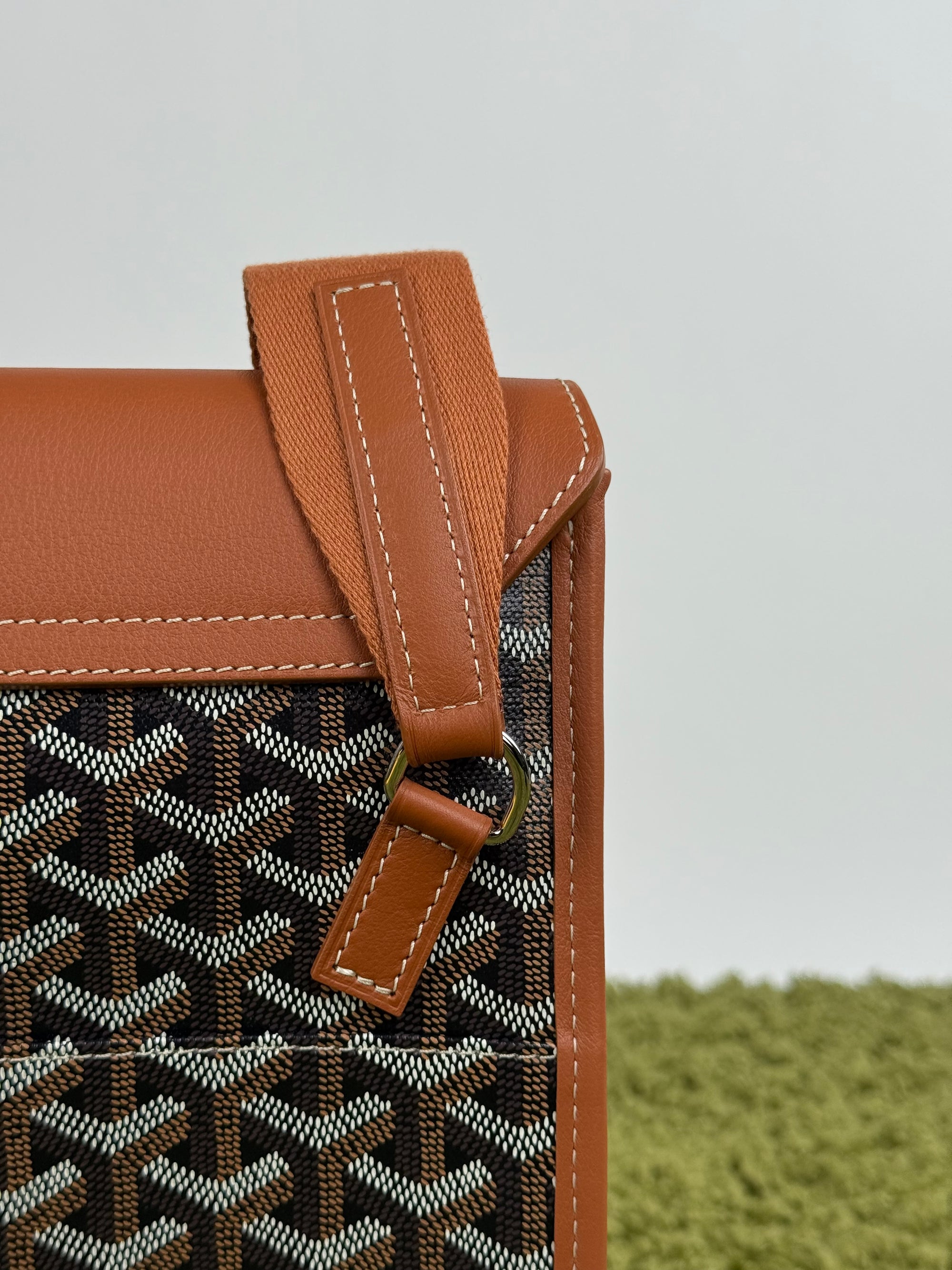 Goyard Borsa Coursier Messenger Marrone Nero