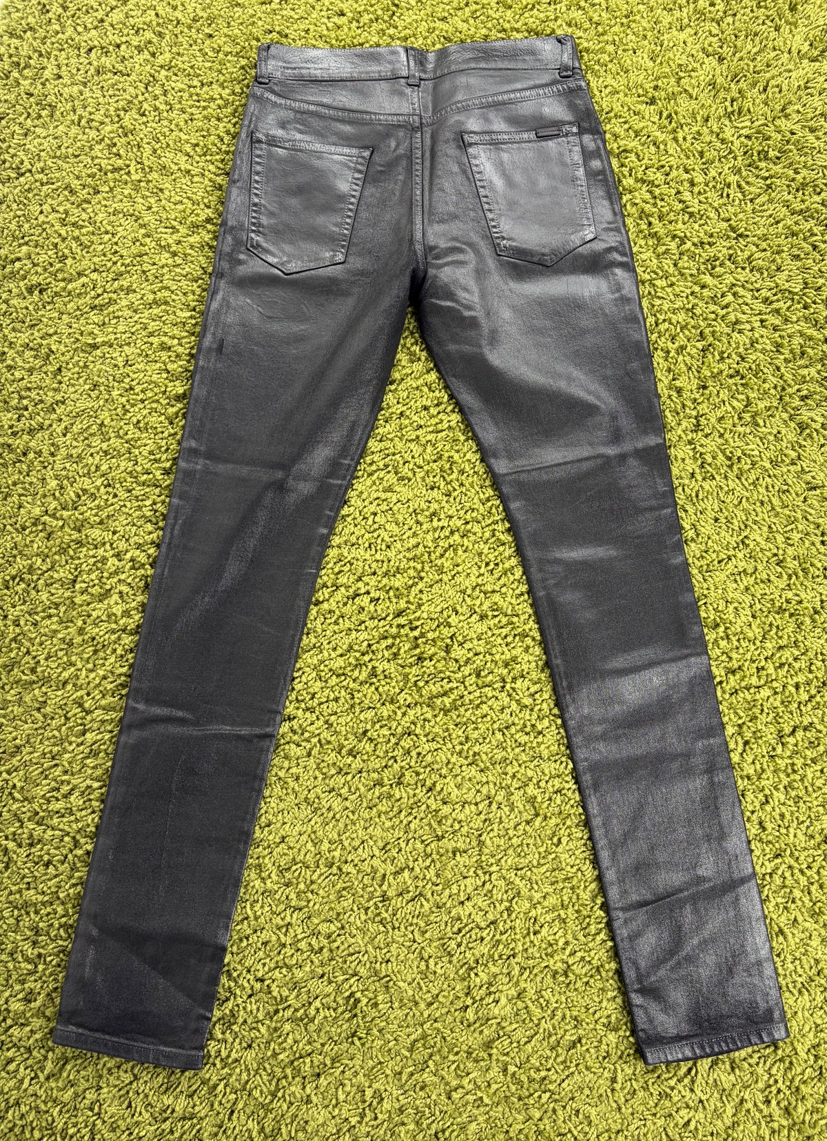 Jeans Yves Saint Laurent D24 oil coated Nero 30