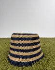 Cappello Prada beige e blu