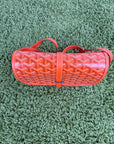 Borsa Goyard Belvedere PM in tela Goyardine Arancione