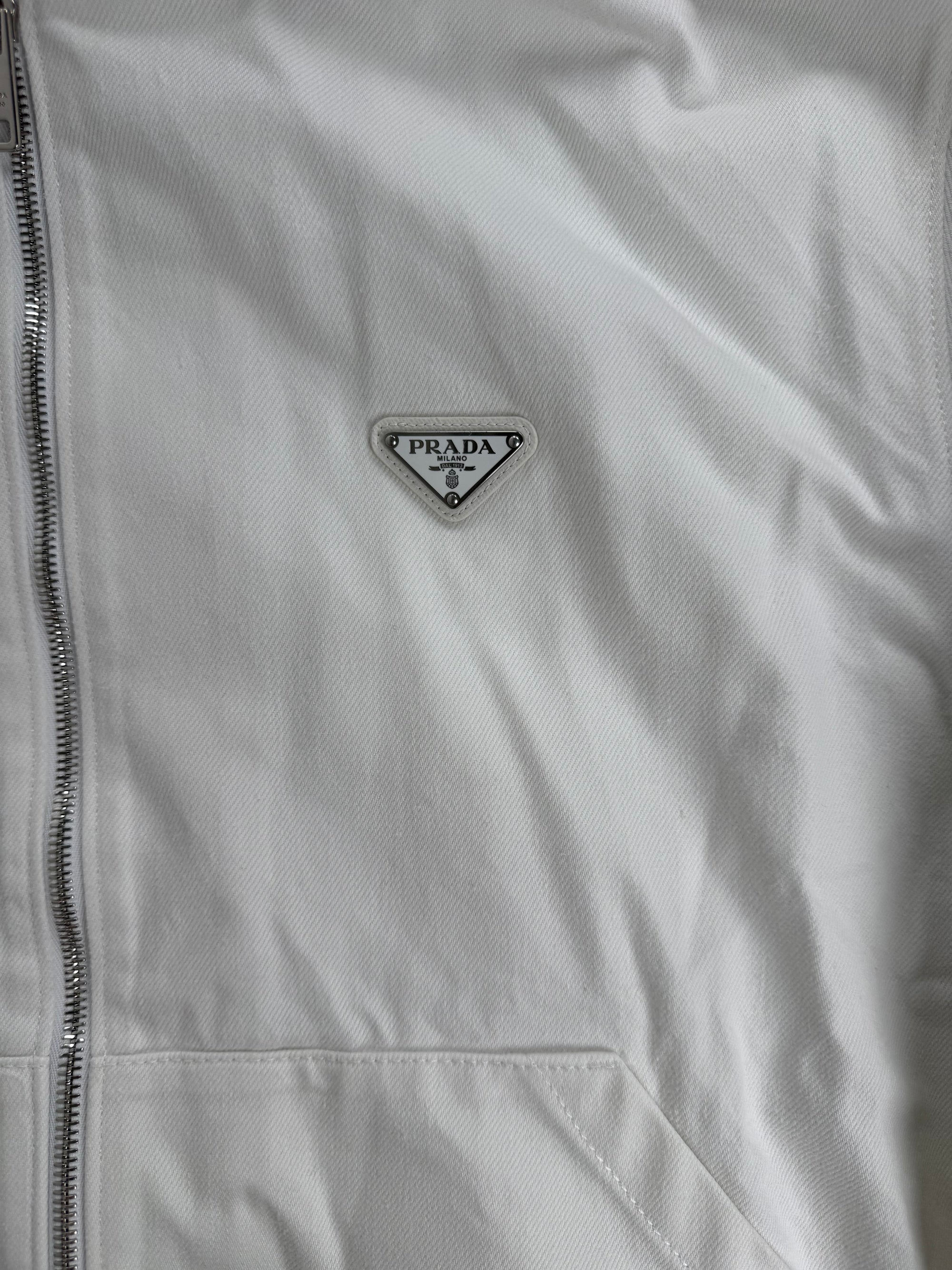 Felpa Prada Bianca XL