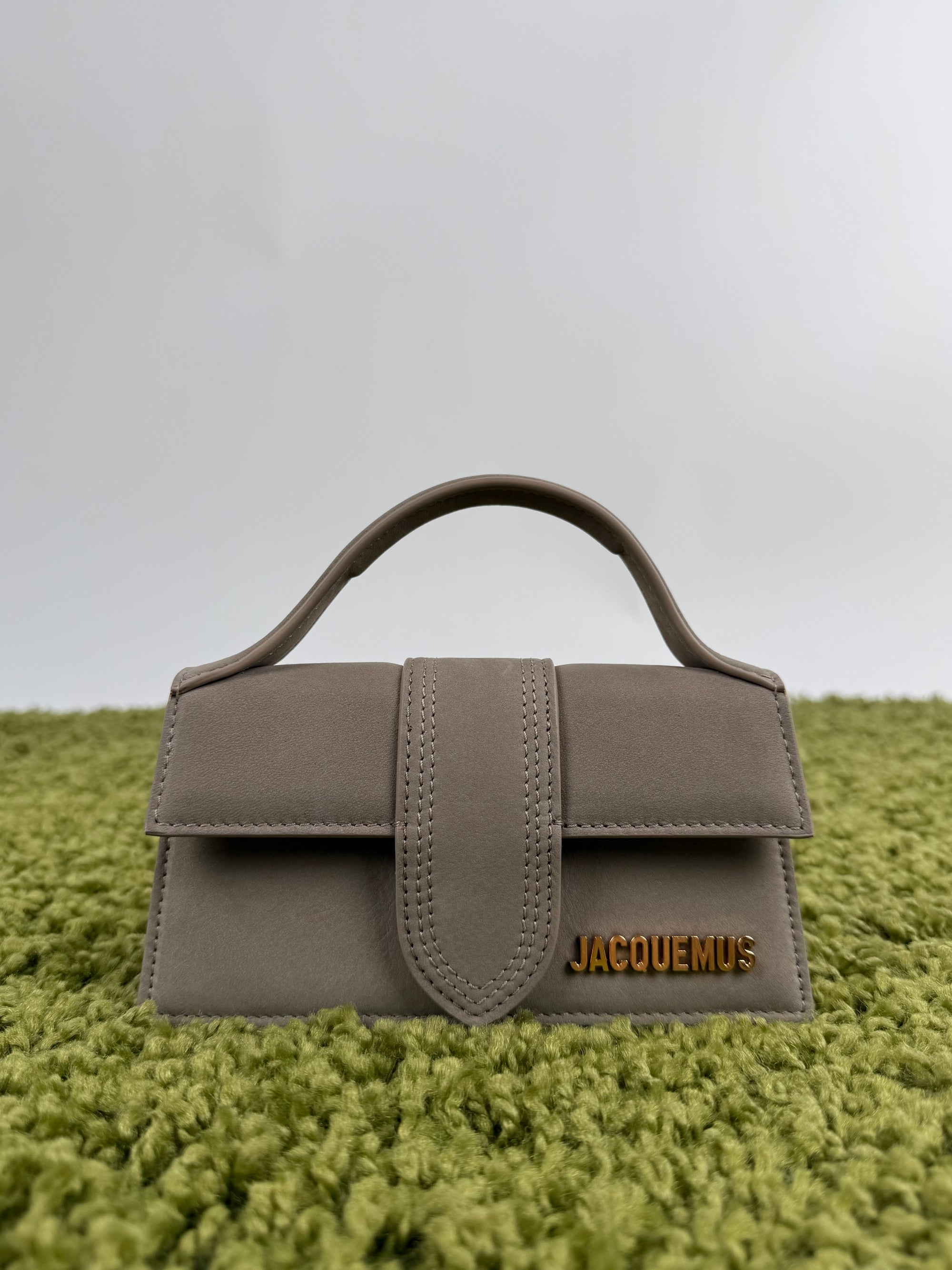 Borsa Mini Jacquemus La grande Bambino camoscio Beige