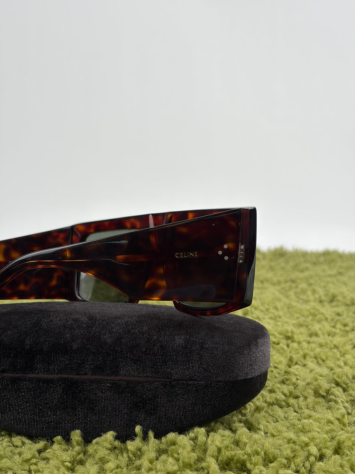 Occhiali da sole Celine in acetato Marrone