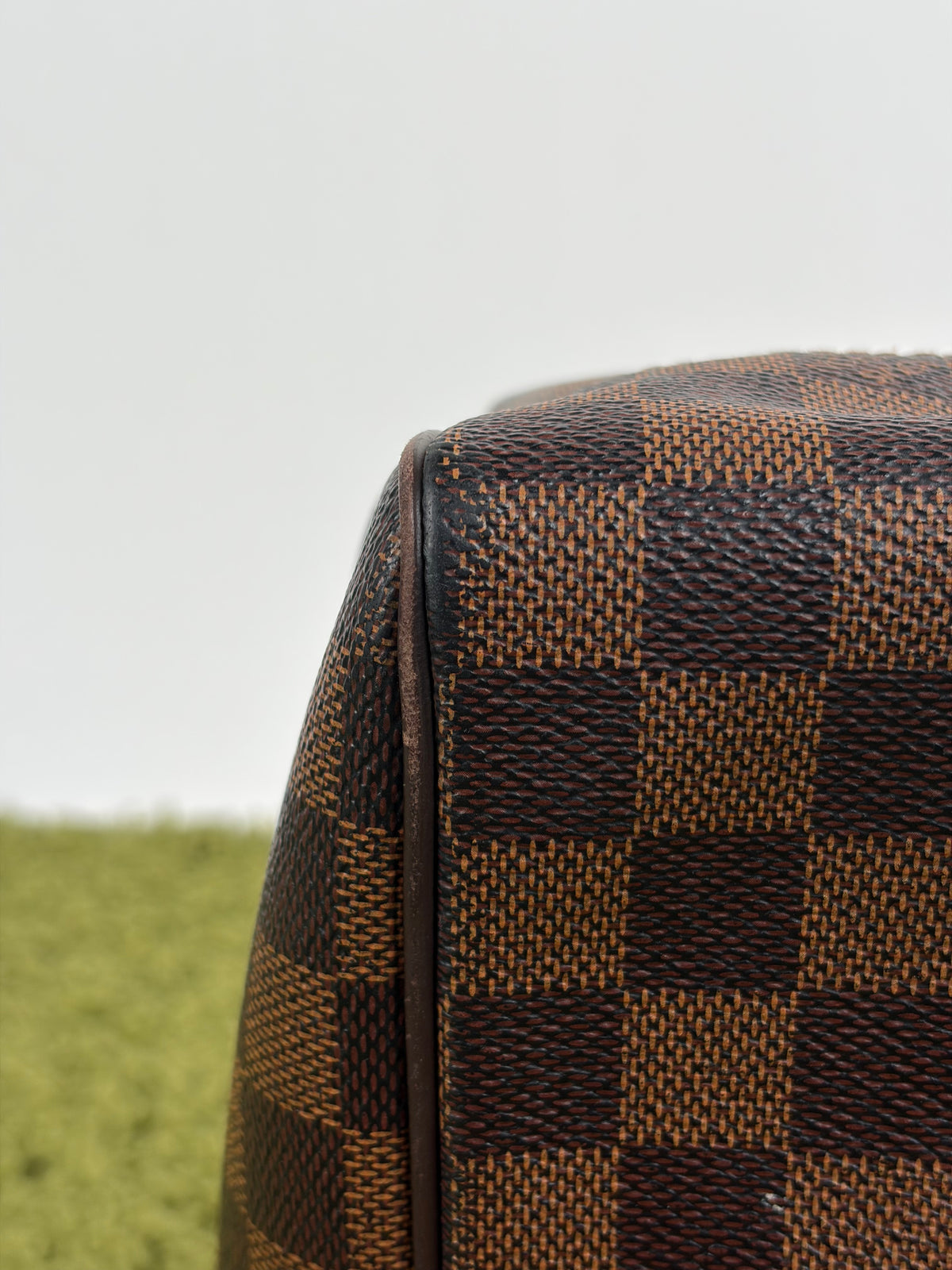 Beauty Case Louis Vuitton in tela Damier Marrone