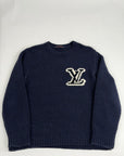 Maglione Louis Vuitton Size XXL blu e bianco