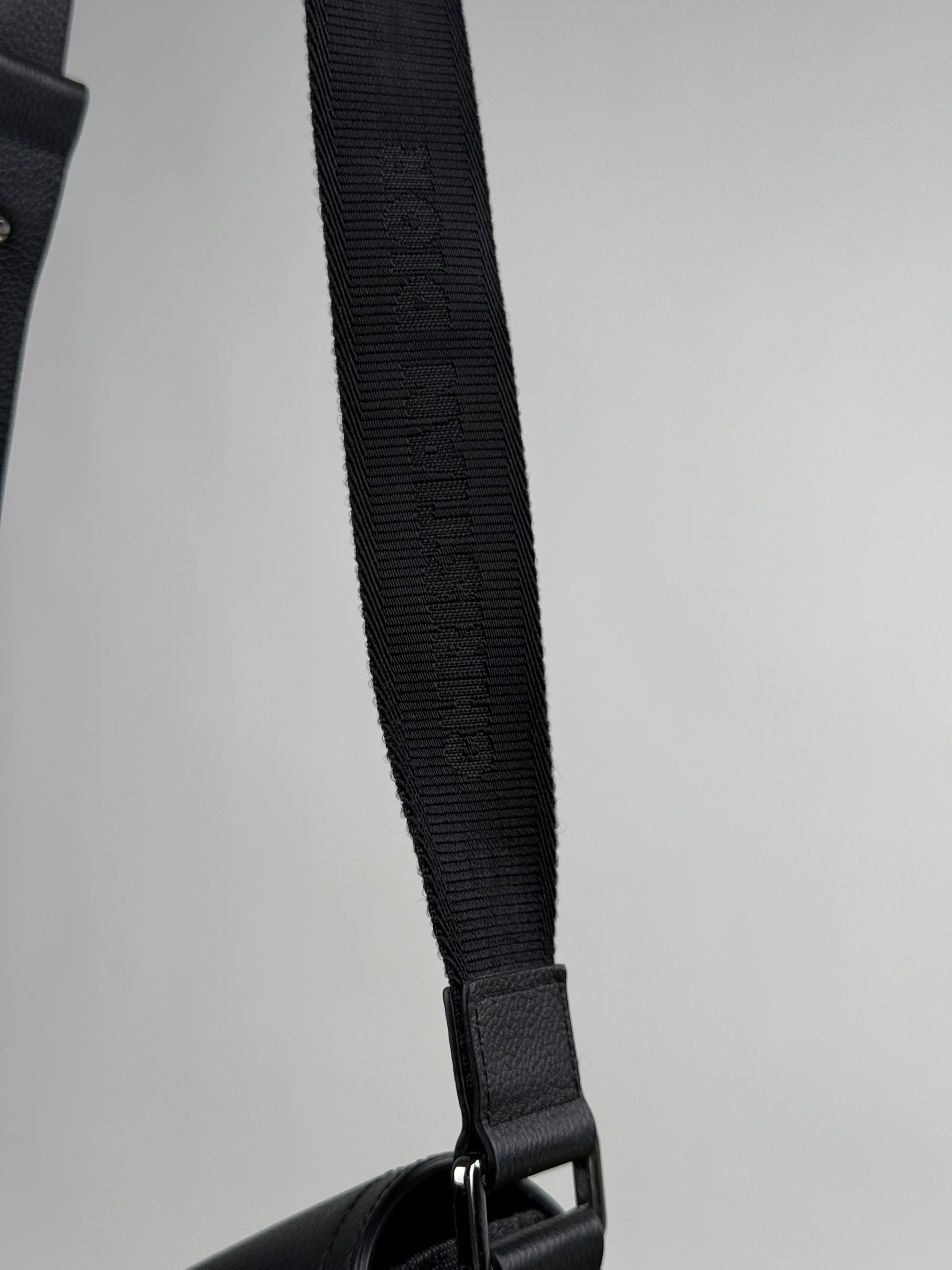 Borsa a tracolla piccola saddle Christian Dior Nero