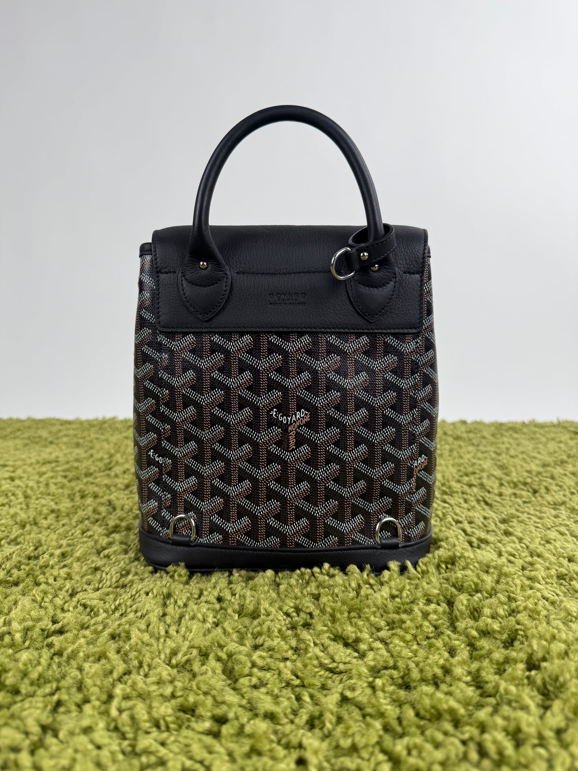 Zaino Goyard Alpin Mini in tela Goyardine Goyard Nero