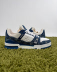Louis Vuitton Trainer in Denim Blu 7.5